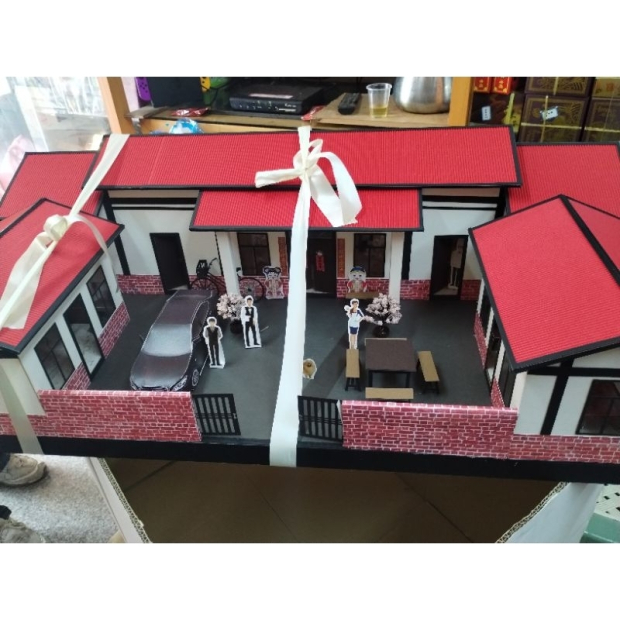 大型紙紮三合院